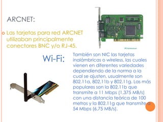 Arcnet Nic Tarjeta de red | PPTX