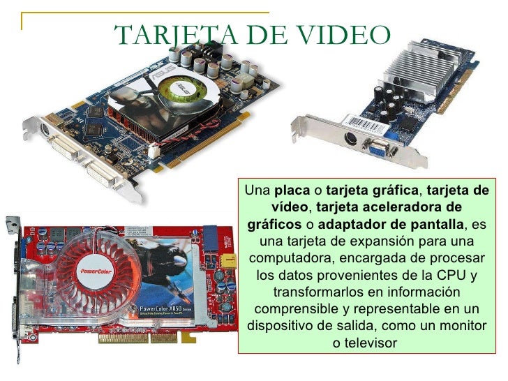 Tarjeta De Video