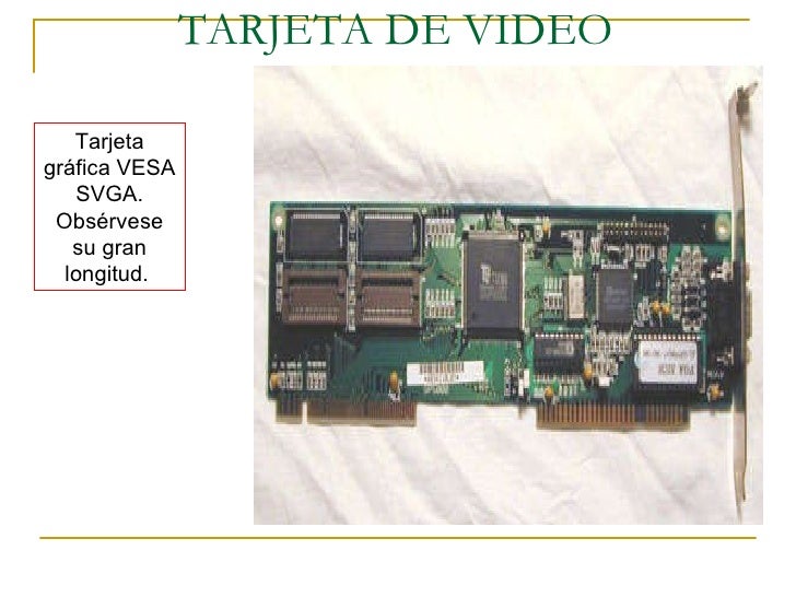 Resultado de imagen para TARJETA DE VIDEO