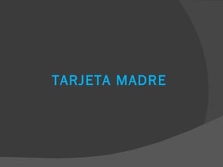 Tarjeta madre
