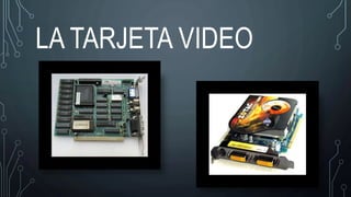 LA TARJETA VIDEO
 