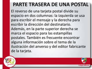 La tarjeta postal | PPTX