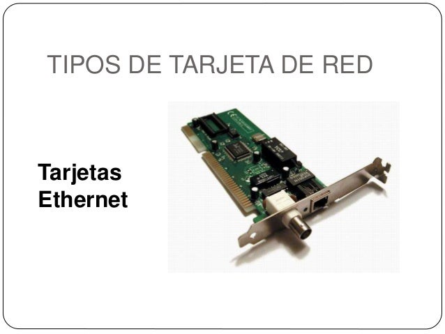Resultado de imagen para tarjetas de red