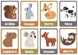 Tarjetas Educativas De Animales Ilustrativo Colorido.pdf