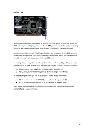 Tarjetas graficas | DOCX