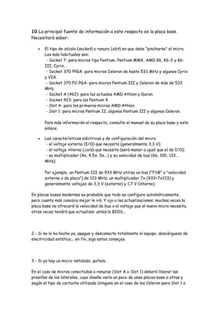 Tarjetas madre acti. 6