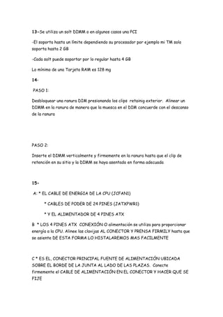 Tarjetas madre acti. 6