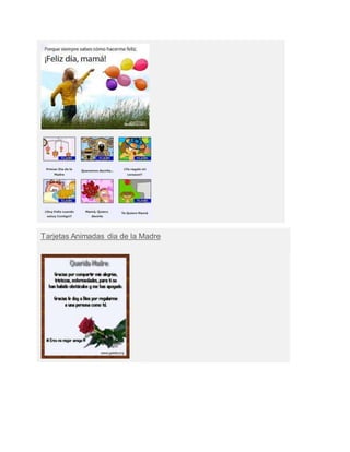 Tarjetas Animadas dia de la Madre 
 
