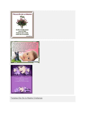 Tarjetas Dia De la Madre Cristianas 
 