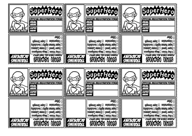 Superhero cards | PPT