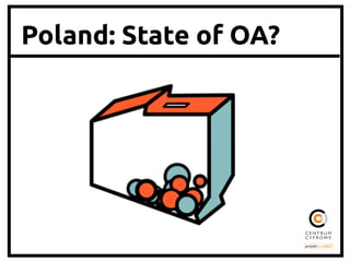 Poland: State of OA?
 