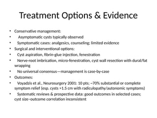Tarlov Cysts Preliminary Overview of dsx | PPTX