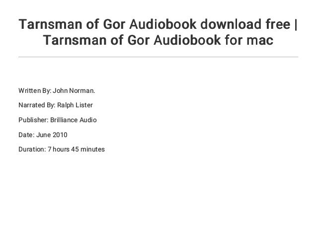 tarnsman of gor audiobook free tarnsman of gor audiobook free