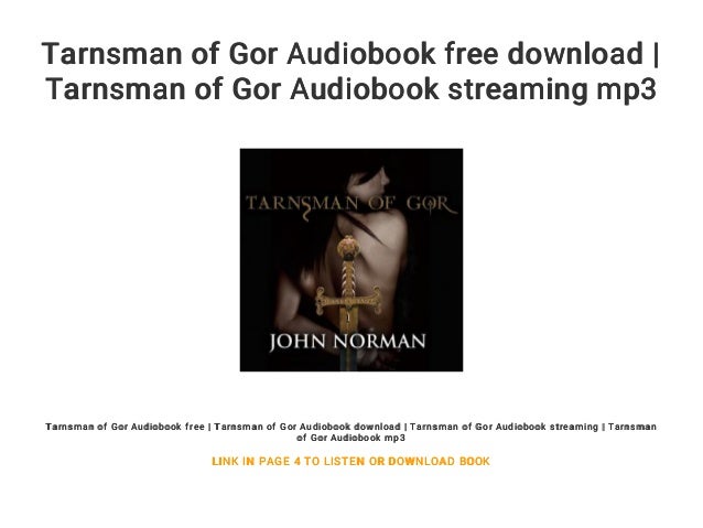 tarnsman of gor audiobook