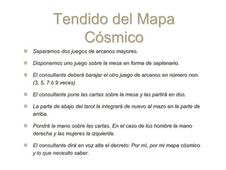 Tendido del Mapa
    Cósmico
 