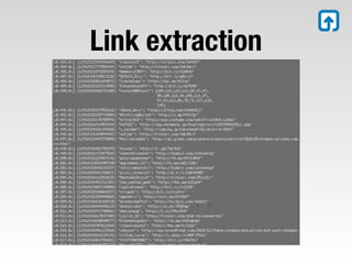Link extraction
 