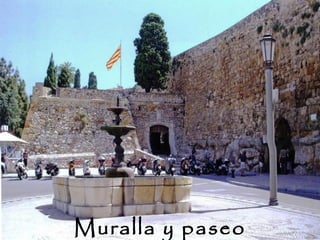 Muralla y paseo
 