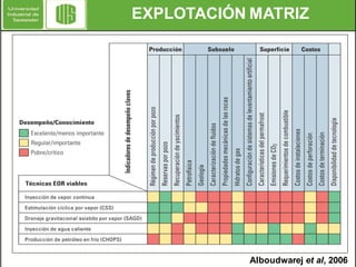 EXPLOTACIÓN MATRIZ

Alboudwarej et al, 2006

 