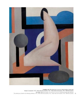 33
O modelo, 1923. Óleo sobre tela. 55 x 46 cm. Coleção Hecilda e Sergio Fadel
Integrou as exposições: 1929 – Palace Hotel, Rio de Janeiro; 1933 – Palace Hotel, Rio de Janeiro; 1969 – MAM-Rio de Janeiro
The model, 1923. Oil on canvas. 55 x 46 cm (21.7 x 18.1 in.). Hecilda and Sergio Fadel Collection
This painting was included in the following exhibitions: 1929 – Palace Hotel, Rio de Janeiro; 1933 – Palace Hotel, Rio de Janeiro; 1969 – MAM-Rio de Janeiro
 