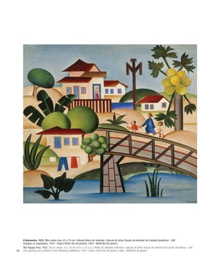 46
O Mamoeiro, 1925. Óleo sobre tela. 65 x 70 cm. Coleção Mário de Andrade. Coleção de Artes Visuais do Instituto de Estudos Brasileiros – USP
Integrou as exposições: 1929 – Palace Hotel, Rio de Janeiro; 1969 – MAM-Rio de Janeiro
The Papaya Tree, 1925. Oil on canvas. 65 x 70 cm (25.6 x 27.6 in.). Mário de Andrade Collection. Coleção de Artes Visuais do Instituto de Estudos Brasileiros – USP
This painting was included in the following exhibitions: 1929 – Palace Hotel, Rio de Janeiro; 1868 – MAM-Rio de Janeiro
 