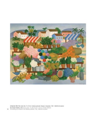 50
A Feira III, 1953. Óleo sobre tela. 74 x 90 cm. Coleção particular. Integrou a Exposição: 1969 – MAM-Rio de Janeiro
The Farmer’s Market, 1953. Oil on canvas. 74 x 90 cm (29.1 x 35.4 in.). Private Collection
This painting was included in the following exhibition: 1969 – MAM-Rio de Janeiro
 