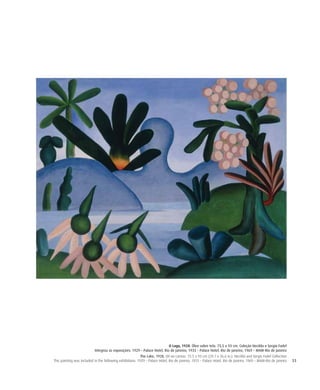 53
O Lago, 1928. óleo sobre tela. 75,5 x 93 cm. Coleção Hecilda e Sergio Fadel
Integrou as exposições: 1929 – Palace Hotel, Rio de Janeiro; 1933 – Palace Hotel, Rio de Janeiro; 1969 – MAM-Rio de Janeiro
The Lake, 1928. Oil on canvas. 75.5 x 93 cm (29.7 x 36.6 in.). Hecilda and Sergio Fadel Collection
This painting was included in the following exhibitions: 1929 – Palace Hotel, Rio de Janeiro; 1933 – Palace Hotel, Rio de Janeiro; 1969 – MAM-Rio de Janeiro
 