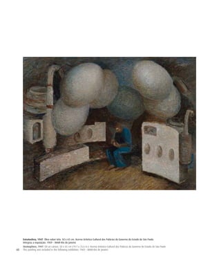 60
Estratosfera, 1947. Óleo sobre tela. 50 x 65 cm. Acervo Artístico-Cultural dos Palácios do Governo do Estado de São Paulo
Integrou a exposição: 1969 – MAM-Rio de Janeiro
Stratosphere, 1947. Oil on canvas. 50 x 65 cm (19.7 x 25.6 in.). Acervo Artístico-Cultural dos Palácios do Governo do Estado de São Paulo
This painting was included in the following exhibition: 1969 – MAM-Rio de Janeiro
 