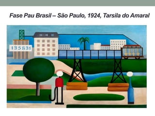 Fase Pau Brasil – São Paulo, 1924, Tarsila do Amaral
 