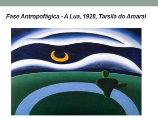 Fase Antropofágica - A Lua, 1928, Tarsila do Amaral
 