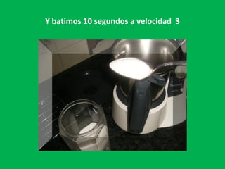 Y batimos 10 segundos a velocidad  3 