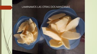 LAMINAMOS LAS OTRAS DOS MANZANAS