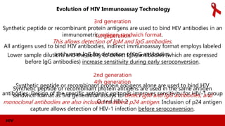 Laboratory diagnosis of HIV infection. | PPTX