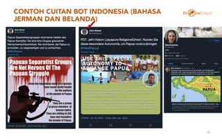 CONTOH CUITAN BOT INDONESIA (BAHASA
JERMAN DAN BELANDA)
28
 