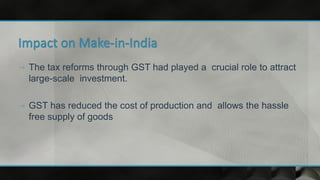 Impact of GST On Indian Economy | PDF