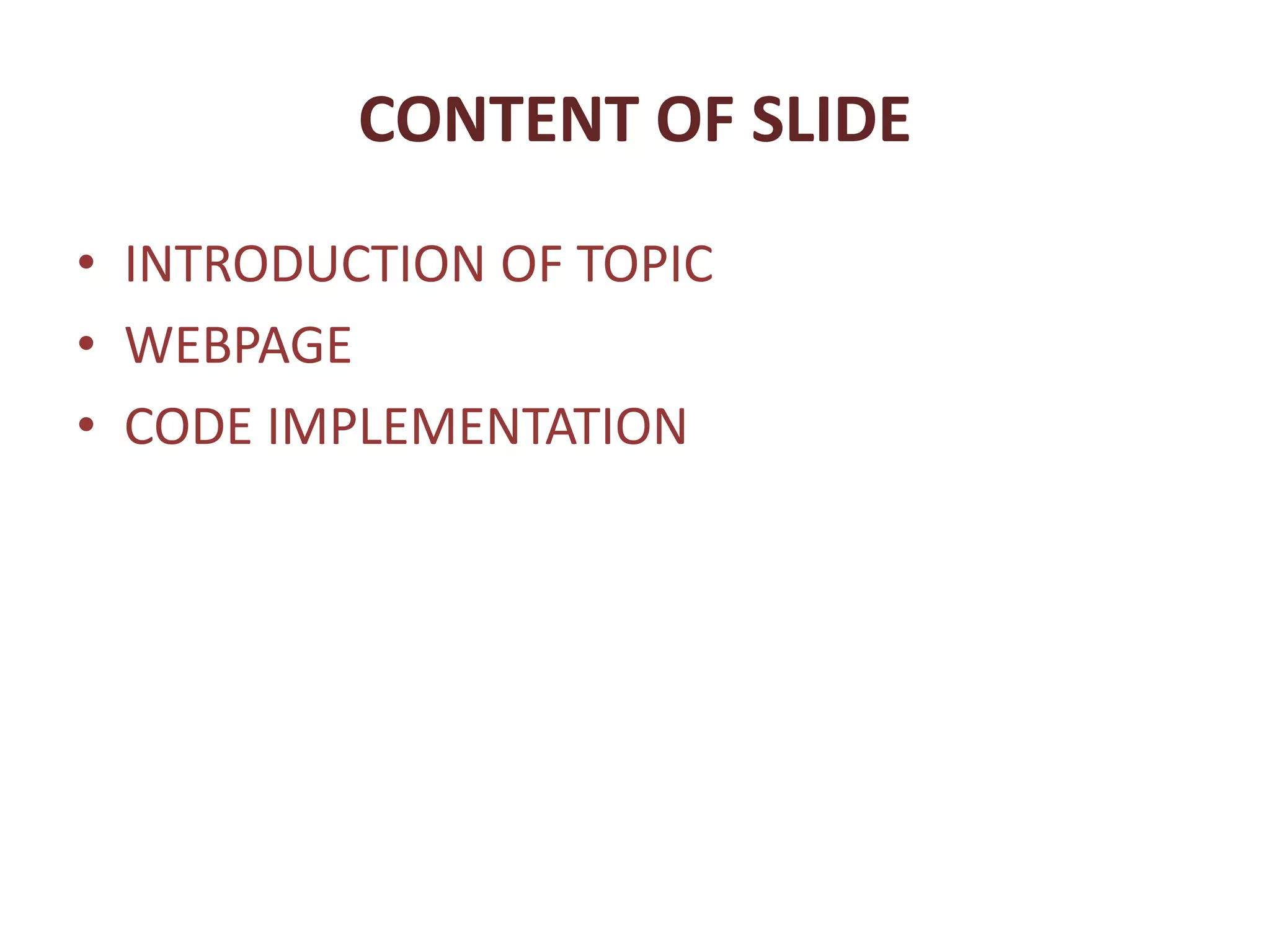 PORTFOLIO BY USING HTML & CSS | PPT