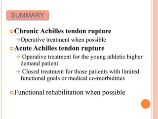 Ta Rupture TA Rupture - DR Chandramani Roy | PPTX