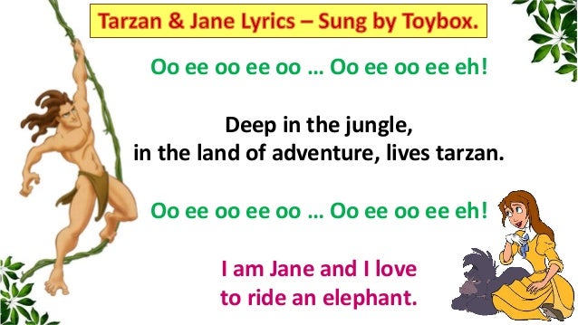Tarzan Jane Lyrics