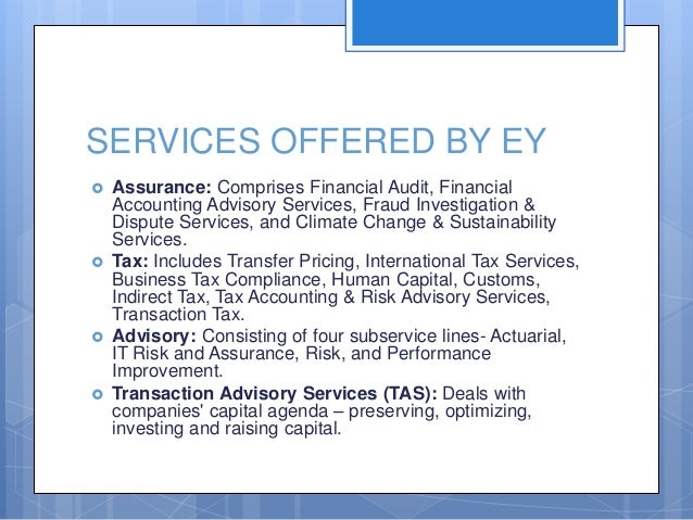 Transaction Advisory Services Ey