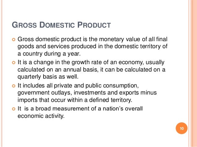 Concept Of National Income With Gdp Gnp Nnp Ndp