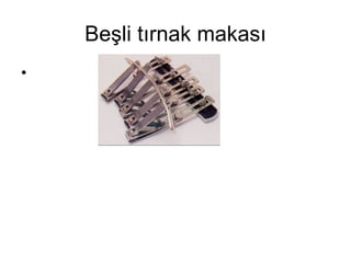 Beşli tırnak makası 