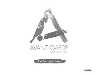 Tasas judiciales