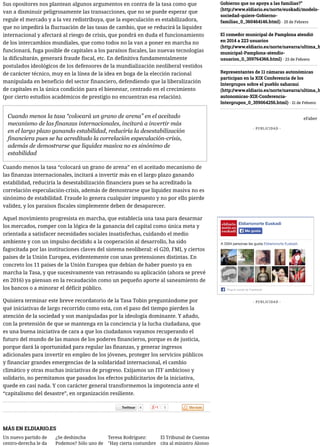 MÁS EN ELDIARIO.ES
Sus opositores nos plantean algunos argumentos en contra de la tasa como que
van a disminuir peligrosam...