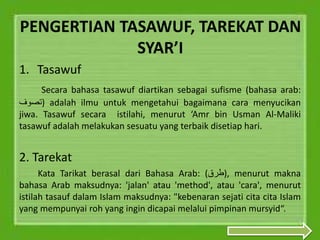 Tasawuf adalah