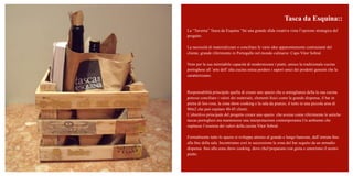 Tasca da Esquina::
La “Taverna” Tasca da Esquina “fui una grande sfida creativa vista l’opzione strategica del
progetto.
La necessità di materializzare e conciliare le varie idee apparentemente contrastanti del
cliente, grande riferimento in Portogallo nel mondo culinario: Capo Vitor Sobral.
Noto per la sua inimitabile capacità di modernizzare i piatti, unisce la tradizionale cucina
portoghese all ‘arte dell’ alta cucina senza perdere i sapori unici dei prodotti genuini che la
caratterizzano.
Responsabilità principale quella di creare uno spazio che a somiglianza della la sua cucina
potesse conciliare i valori dei materiale, elementi fisici come la grande dispensa, il bar in
pietra di lios rosa, la zona show cooking e la sala da pranzo, il tutto in una piccola area di
80m2 che può ospitare 40-45 clienti.
L’obiettivo principale del progetto creare uno spazio che avesse come riferimento le antiche
tascas portoghesi ma mantenesse una interpretazione contemporanea.Un ambiente che
ospitasse l’essenza dei valori della cucina Vitor Sobral.
Formalmente tutto lo spazio si sviluppa attorno al grande e lungo bancone, dall’entrata fino
alla fine della sala. Incontriamo così in successione la zona del bar seguito da un armadio
dispensa fino alla zona show cooking. dove chef preparano con gioia e umorismo il nostro
piatto.
 