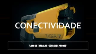 FLUXO DE TRABALHO “CONECTE E PRONTO”
CONECTIVIDADE
 
