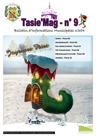 Réalisé et distribué par les élus - Ne pas jeter sur la voie publique - Imprimé par Imprimerie Nesson
Bulletin d’Informati...