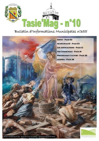 Réalisé et distribué par les élus - Ne pas jeter sur la voie publique - Imprimé par Imprimerie Nesson
Bulletin d’Informati...