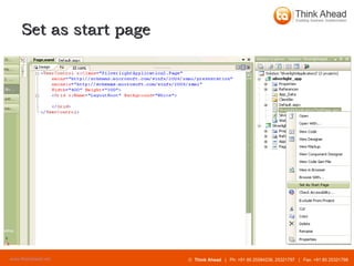 Set as start page 