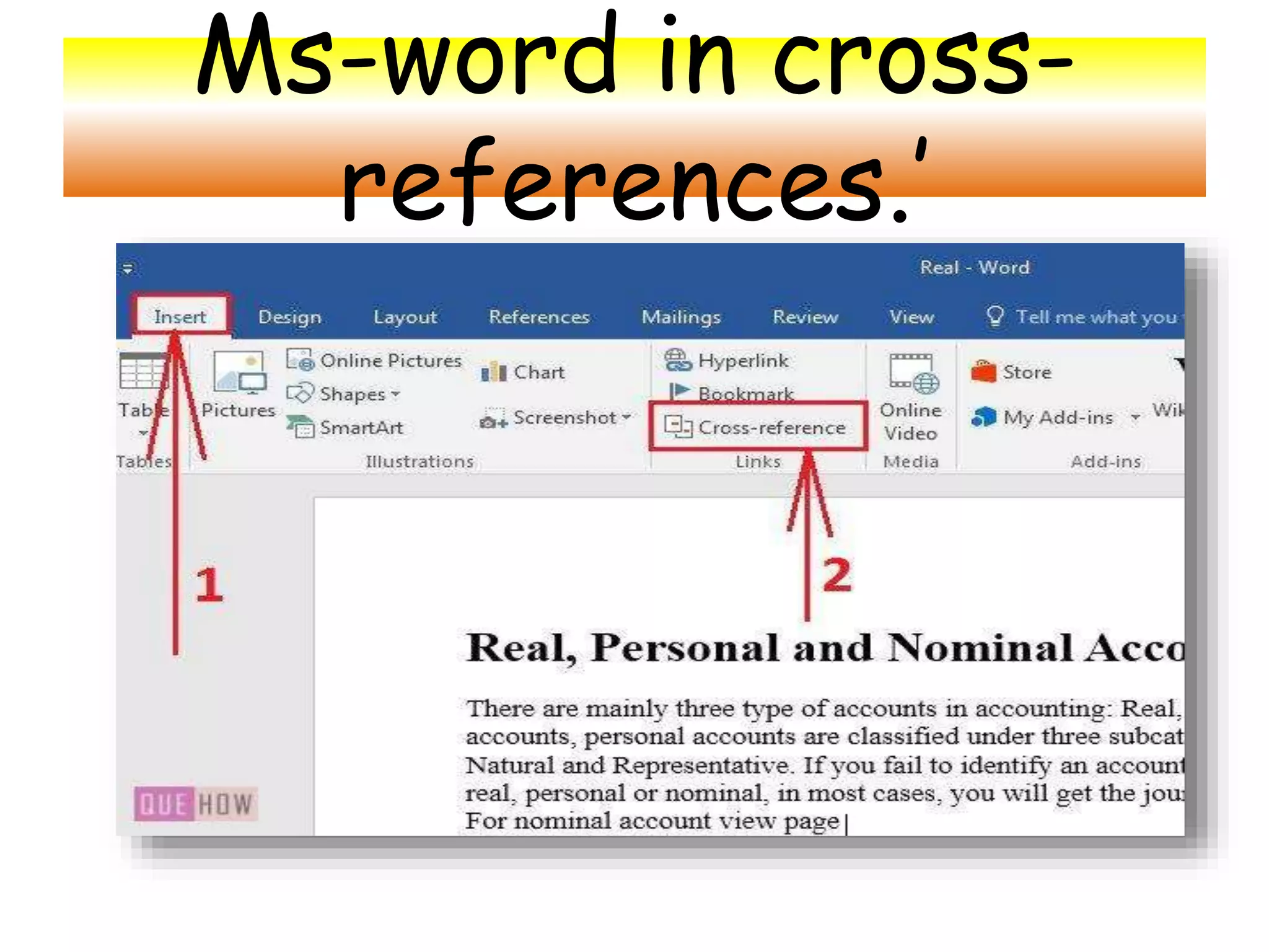 Ms-word in cross-
references.’
 