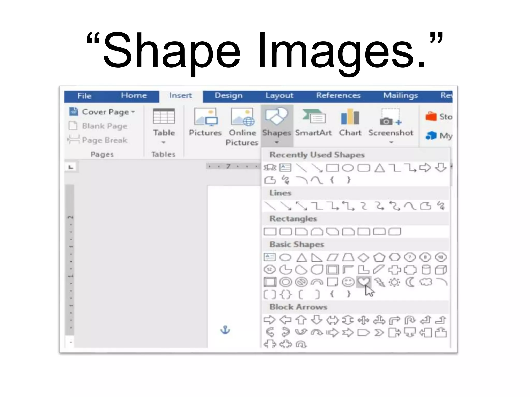 “Shape Images.”
 